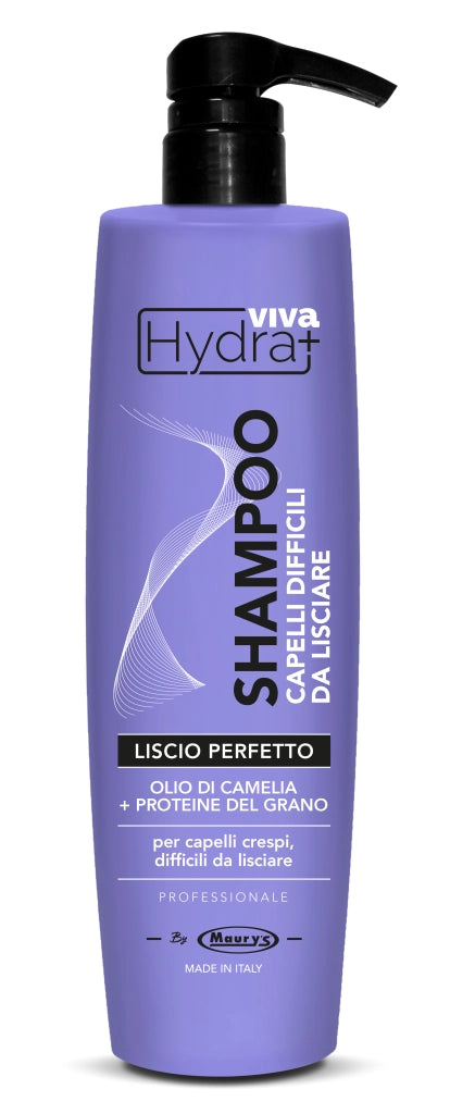 HYDRA VIVA+ SHAMPOO LISCIO PERFETTO CON CAMELIA E PROTEINE DEL GRANO DA 750 ML