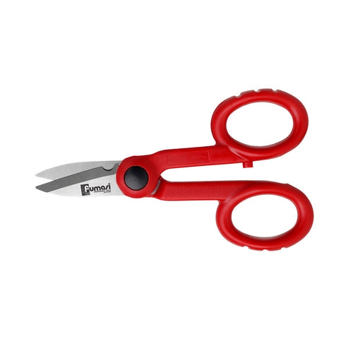 FORBICI PER ELETTRICISTI CON TAGLIACAVO- 145 mm- FUMA- pezzi 1