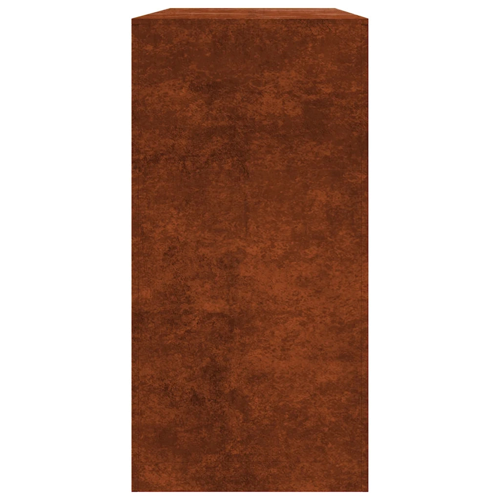 Rack per Legna da Ardere 100x40x80 cm in Acciaio Corten CFW6289648