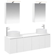 Set di Armadi da Bagno 5 pcs Bianco Legno ingegnerizzato 3406551
