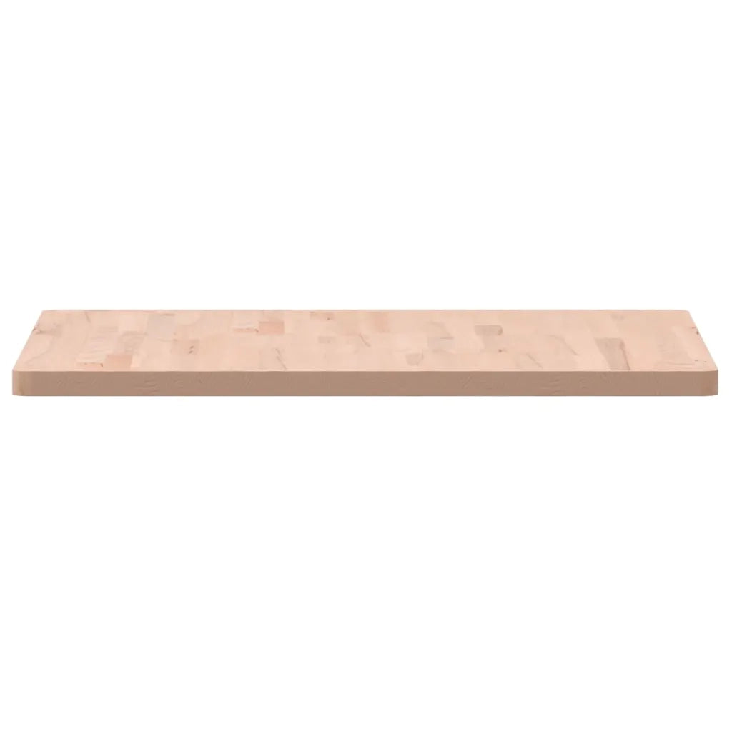 Piano per Tavolo 70x70x2,5 cm Quadrato Legno Massello di Faggio