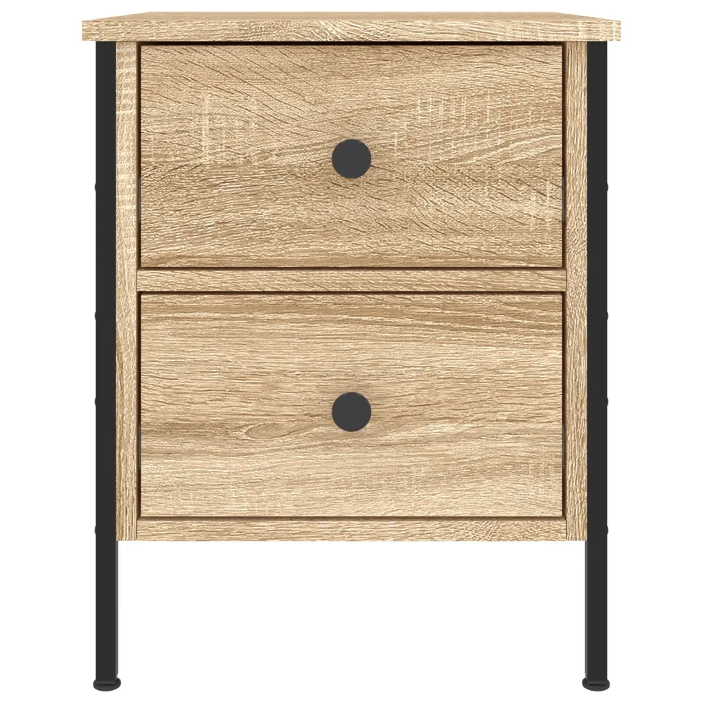 Comodino | Armadio da Notte | Mobiletto da notte Rovere Sonoma 40x42x50 cm in Legno Multistrato