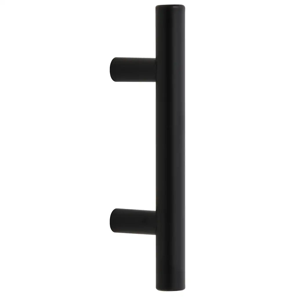 Maniglie per Mobili 10pz Nere 64mm in Acciaio Inox