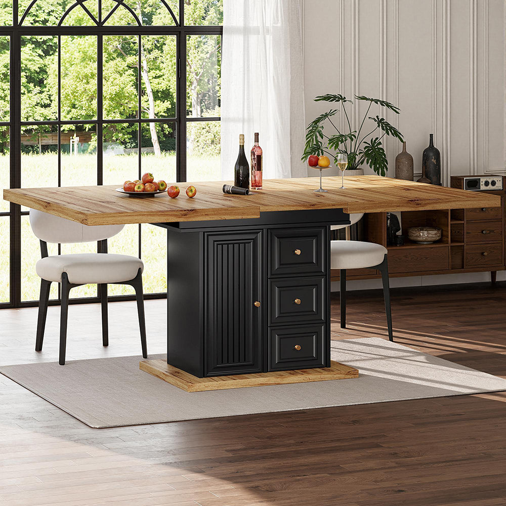 Tavolo allungabile - Xylo - 110-140x80cm legno per 6 persone