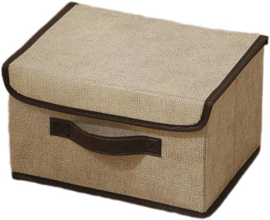 Scatola di stoccaggio 3 pezzi con coperchio - Scatola di stoccaggio pieghevole con coperchio - Scatola di stoccaggio - Scatola di stoccaggio pieghevole e impermeabile per la casa - Scatola di stoccaggio multifunzionale per capi e pantaloni - 35x25x25cm