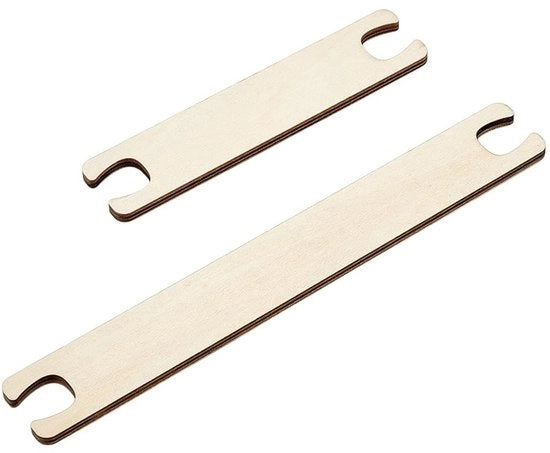 Set di Shuttle per Tessitura in Legno da 2 Unità - Asta per Tessitura - Aghi per Tessitura - Macchina da Cucire - Attività di Maglia - Per Maglia o Sciarpa