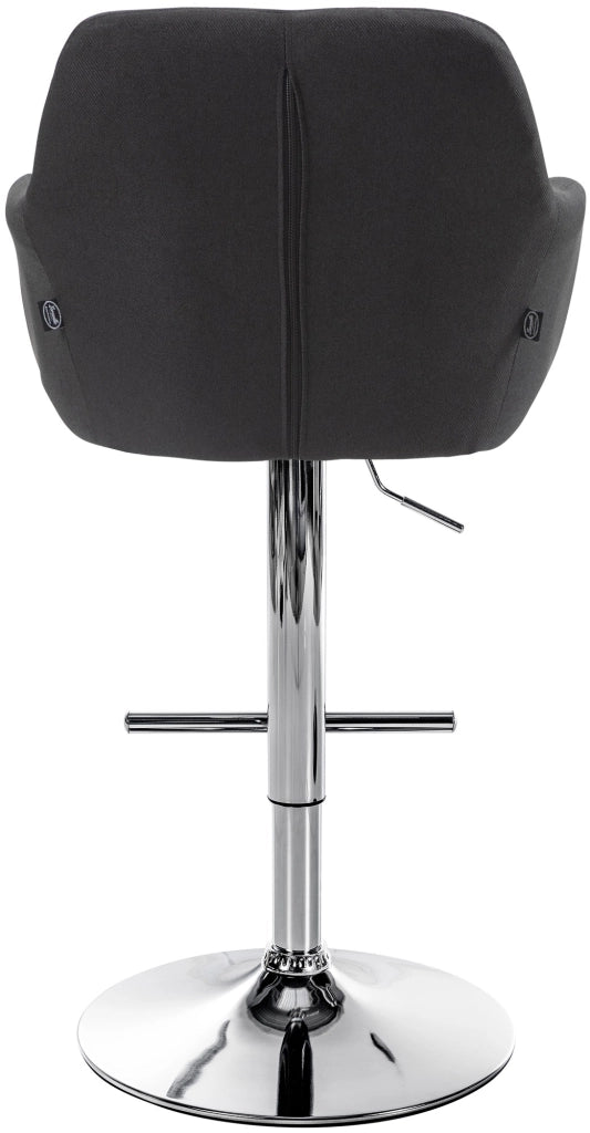 Barhocker Natoma Stoff chrom