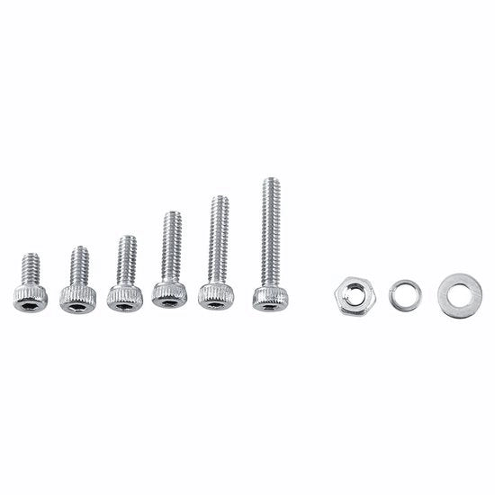 Accessori di fissaggio 600 pezzi - M2 Assortimento - Acciaio inossidabile 304 - Viti 100 pezzi - Anelli piatti 100 pezzi - Viti a veer 100 pezzi - Materiale di fissaggio