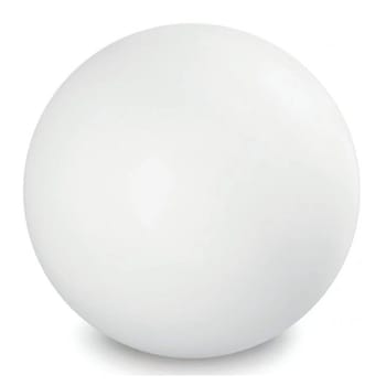 Lampada a palla da giardino in resina Lampade da terra a sfera luce bianca 500mm