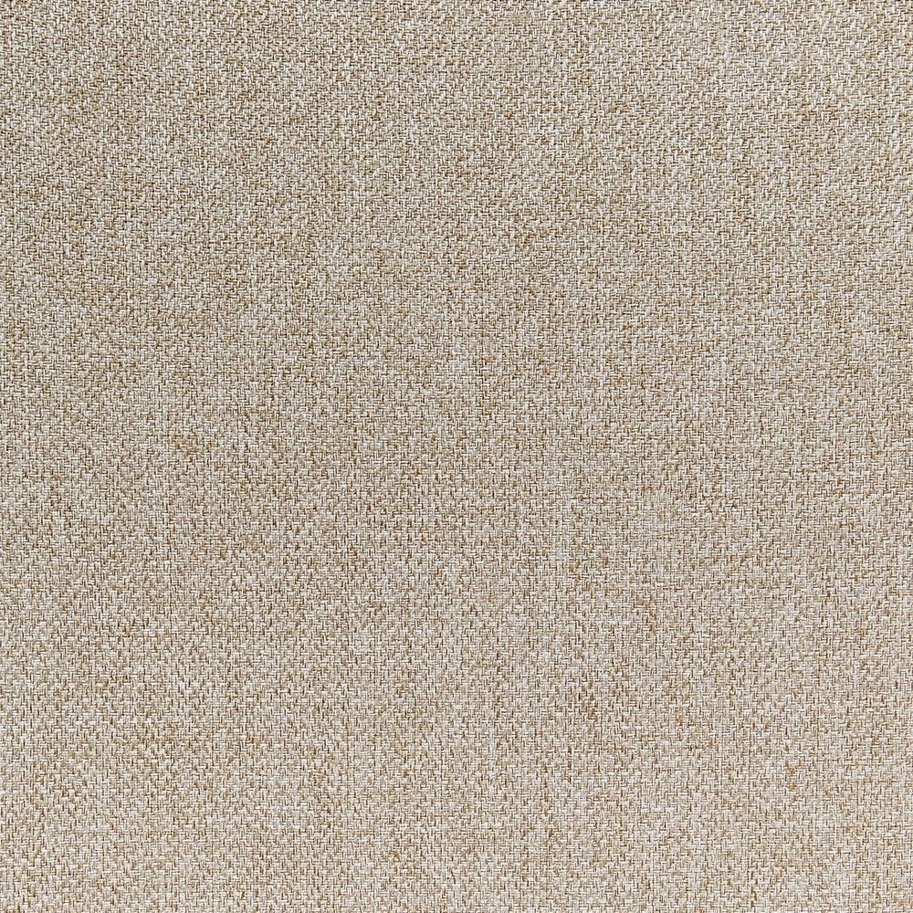 Set di 4 sedie da pranzo in tessuto poliestere Beige chiaro Sala da pranzo Gambe in ferro Elegante
