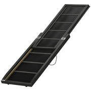 Rampa per Cani Pieghevole in Legno ¨C Zephmum ¨C Nero 43x165x6.5cm
