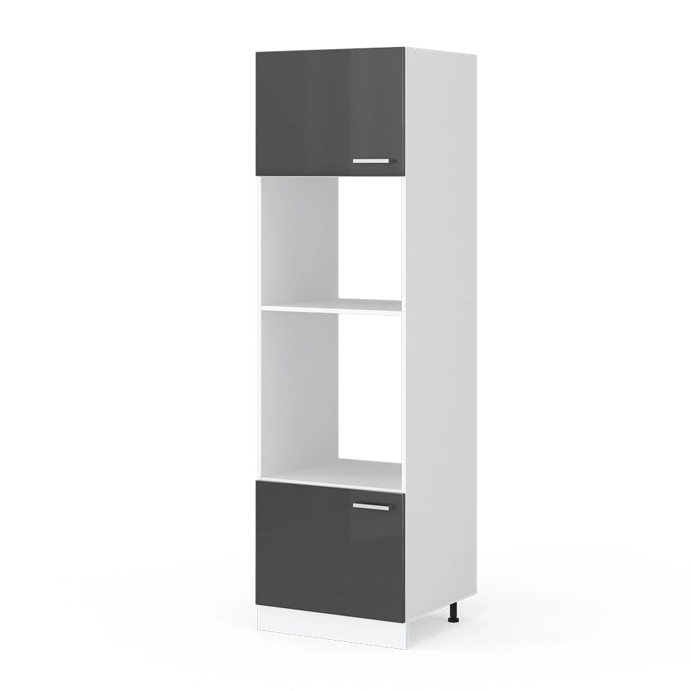 Vicco Set mobili bagno Antracite lucido 60 cm