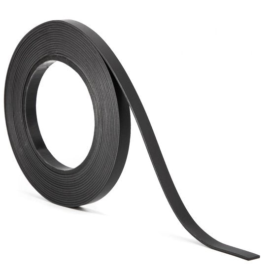 Striscia magnetica nera 1 cm x 5 m per il segnalamento su calendari whiteboard non adesiva I linee magnetiche non autoadesiva I mag280