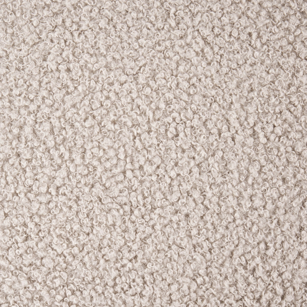 Pouf quadrato in tessuto beige imbottitura di qualità decorativo stile Moderno per soggiorno