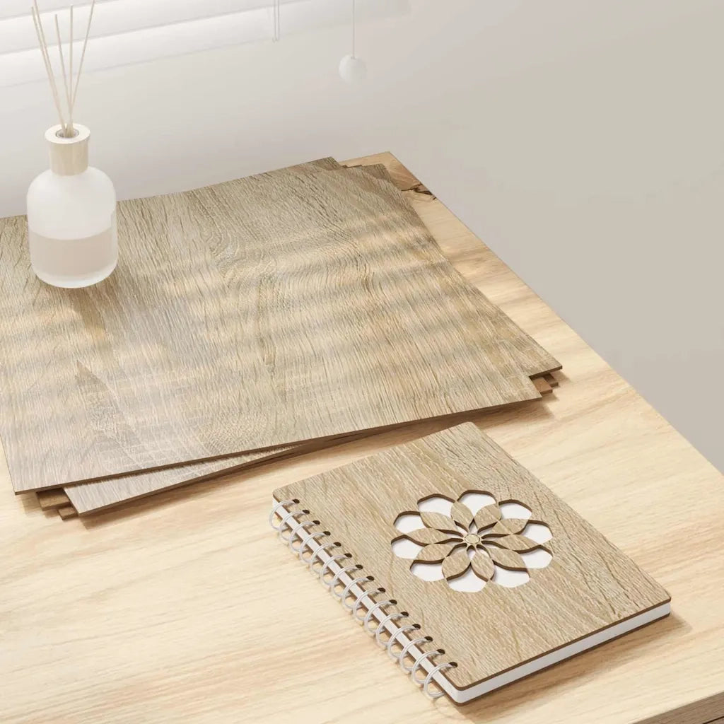 Pannelli decorativi 50 pcs Rovere Sonoma 30 x 30 x 0.27 cm