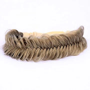 Cintura per capelli con intreccio - Fascia per capelli ampia - Toupet elastico - Fibra sintetica - Resistente al calore - Leggero 59 g