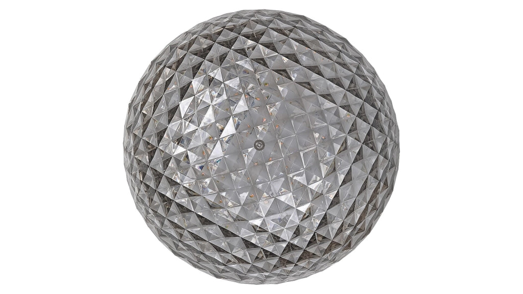 Plafoniera LED Rabalux Jillian tonda 41cm grigia 24W