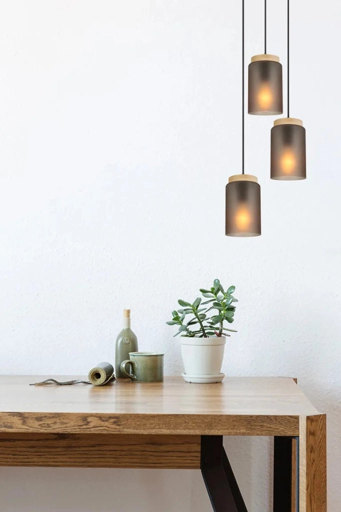 Lampada APP1811-3CPR Frosted Grey