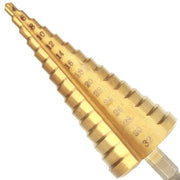 Trade Shop - Fresa Conica A Scalino Gradino Punta Per Trapano Spirale Da 4 A 32 Mm Graduale -