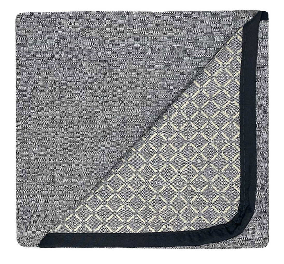 Copridivano con Penisola Sinistra Seduta 290 cm in Poliestere e Cotone Grigio Scuro