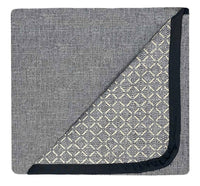 Copridivano con Penisola Sinistra Seduta 290 cm in Poliestere e Cotone Grigio Scuro