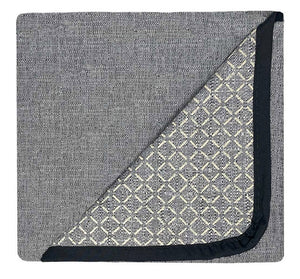 Copridivano con Penisola Sinistra Seduta 290 cm in Poliestere e Cotone Grigio Scuro