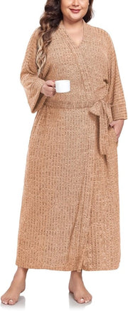Badjas per Donne Grandi Taglie XXL Badjas per Donne Plus Size Camicie da Camera Camicie Gialle