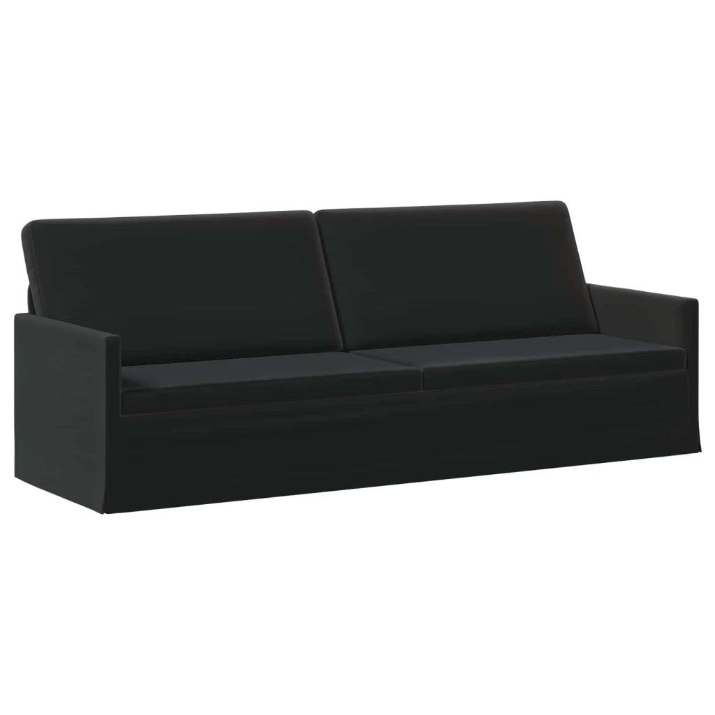 Set di divani 2 pcs Nero Velluto (V) 3433235