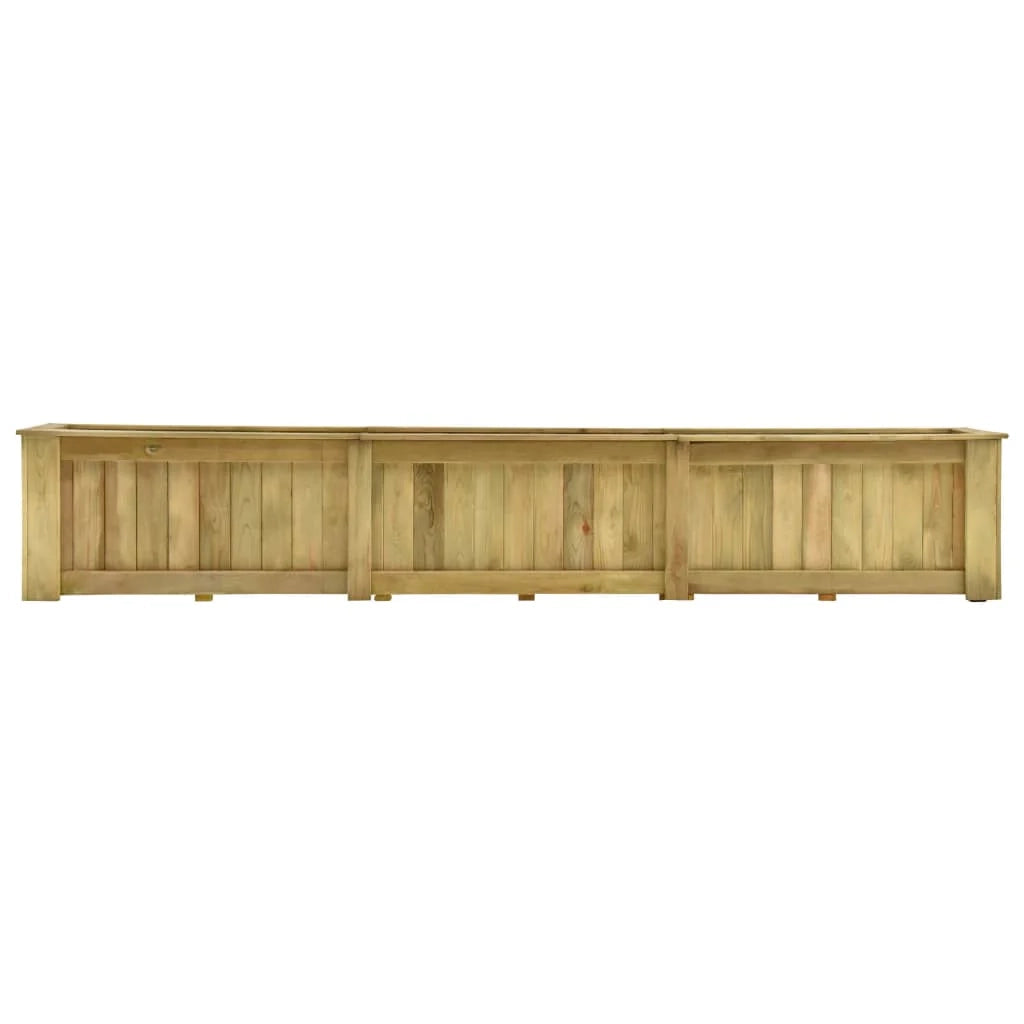 Fioriera rialzata 291 x 50 x 50 cm in legno di pino impregnato 02_0000846