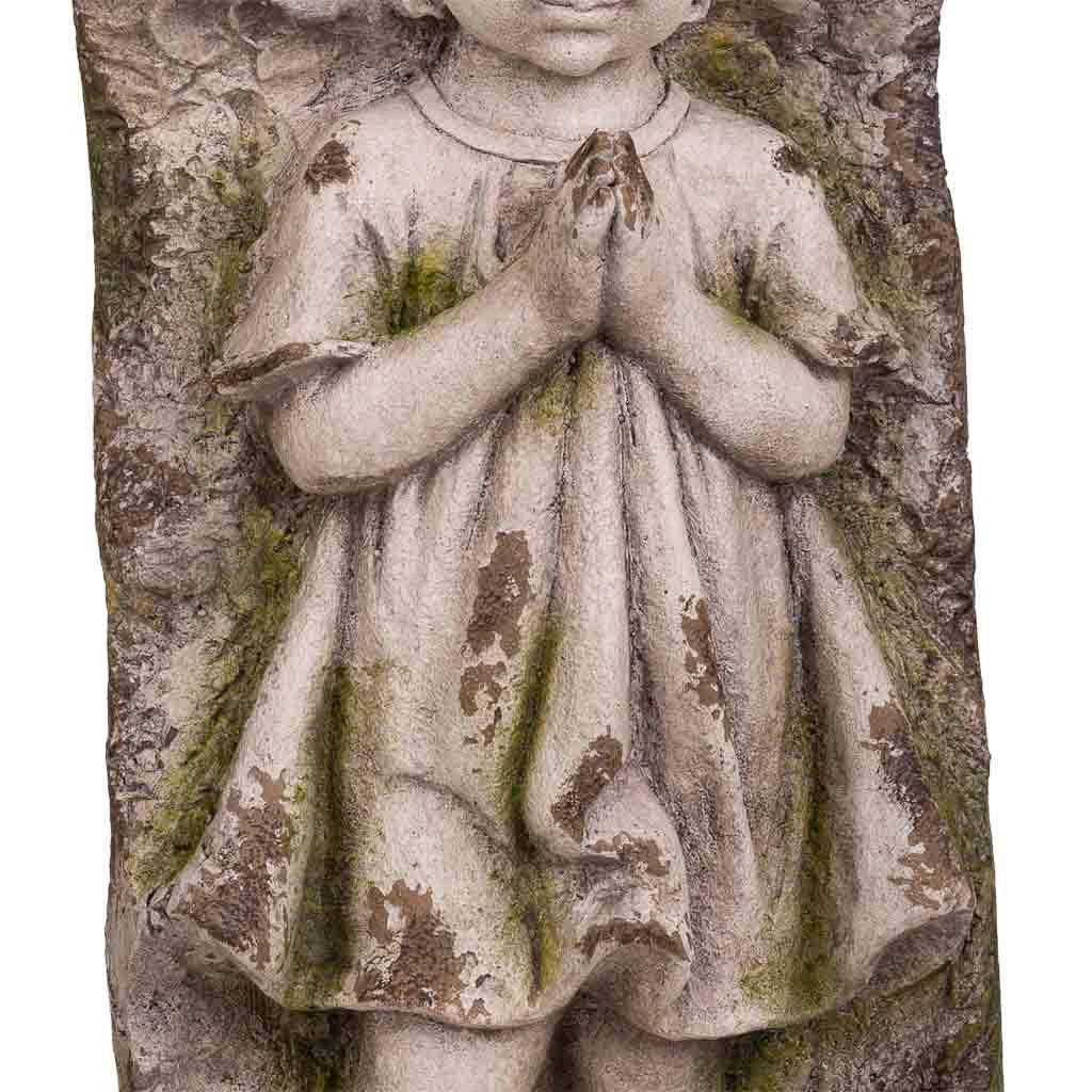 Fioriera decorativa da parete in magnesio 29x22x78h