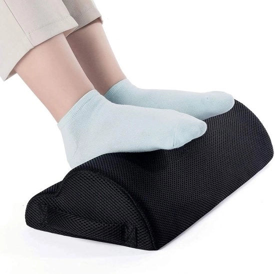Sostegno antiscivolo per piedi cuscino di schiuma - semicilindrico - cuscino per piedi da scrivania con alta densità - migliorata postura
