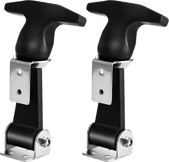 Fermo Motore con Maniglia T - Flessibile - Acciaio Inox - Gomma - Cassa degli Attrezzi - Coperchio del Motore - Attacco del Bagagliaio