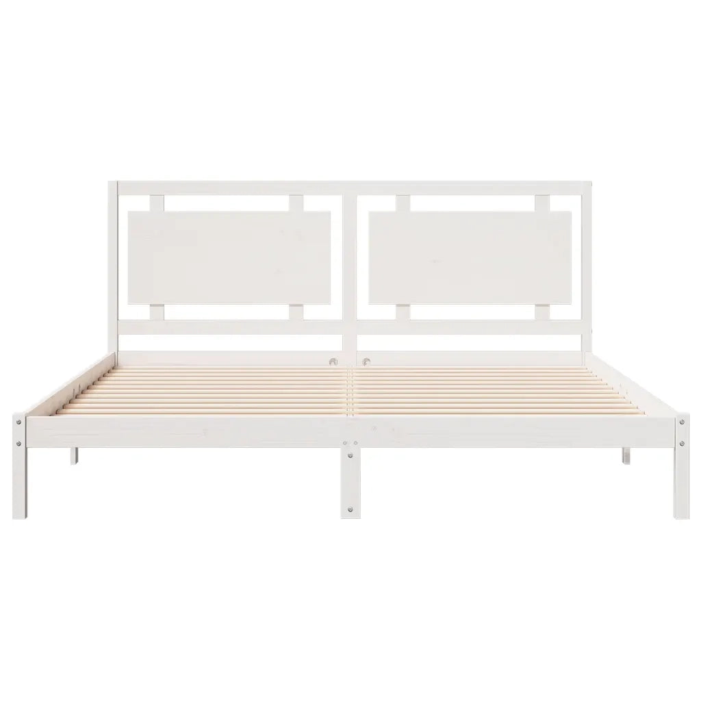 Giroletto Extra Lungo senza Materasso Bianco 200x220cm Massello