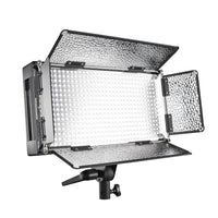 LED 500 Luce a pannello 30 W, versione diurna, con robusto alloggiamento in metallo + staffa, potente illuminazione da studio