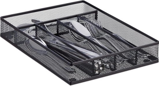 Organizzatore per utensili da cucina, contenitore per posizionare forchette, cucchiai, coltelli e cavi.