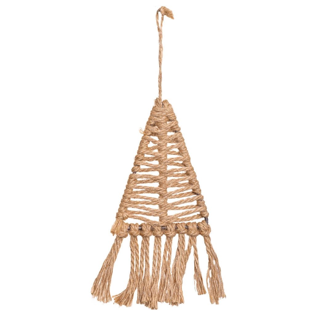 Albero decorativo in cotone intrecciato marrone 8x01x13h
