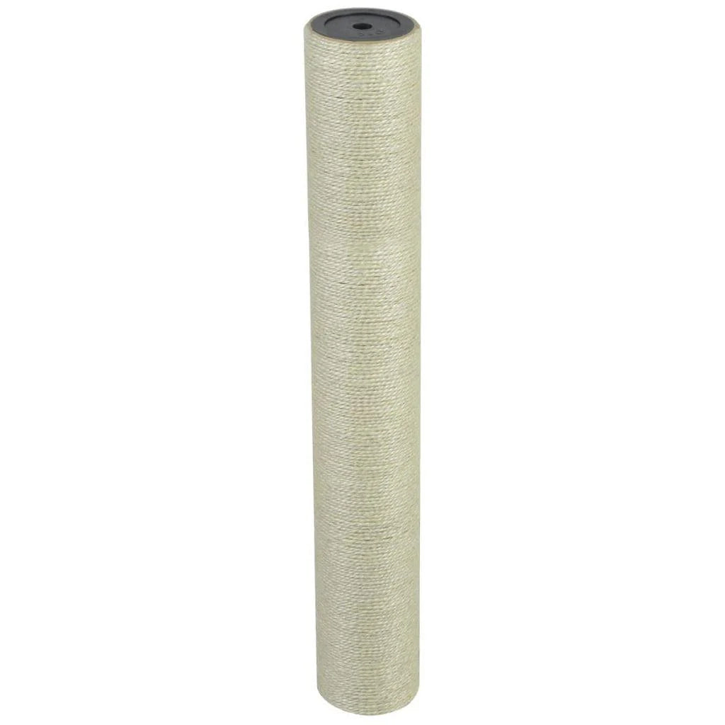 Tiragraffi albero per gatti cuccia per gatti peluche 8 x 55 cm 10 mm beige 3702068