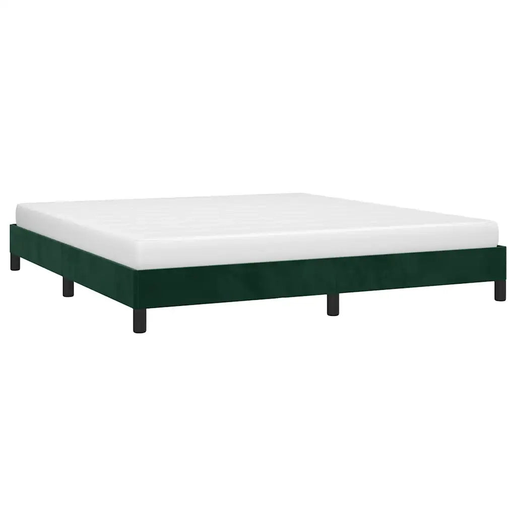 Giroletto Verde Scuro 180x200 cm in Velluto