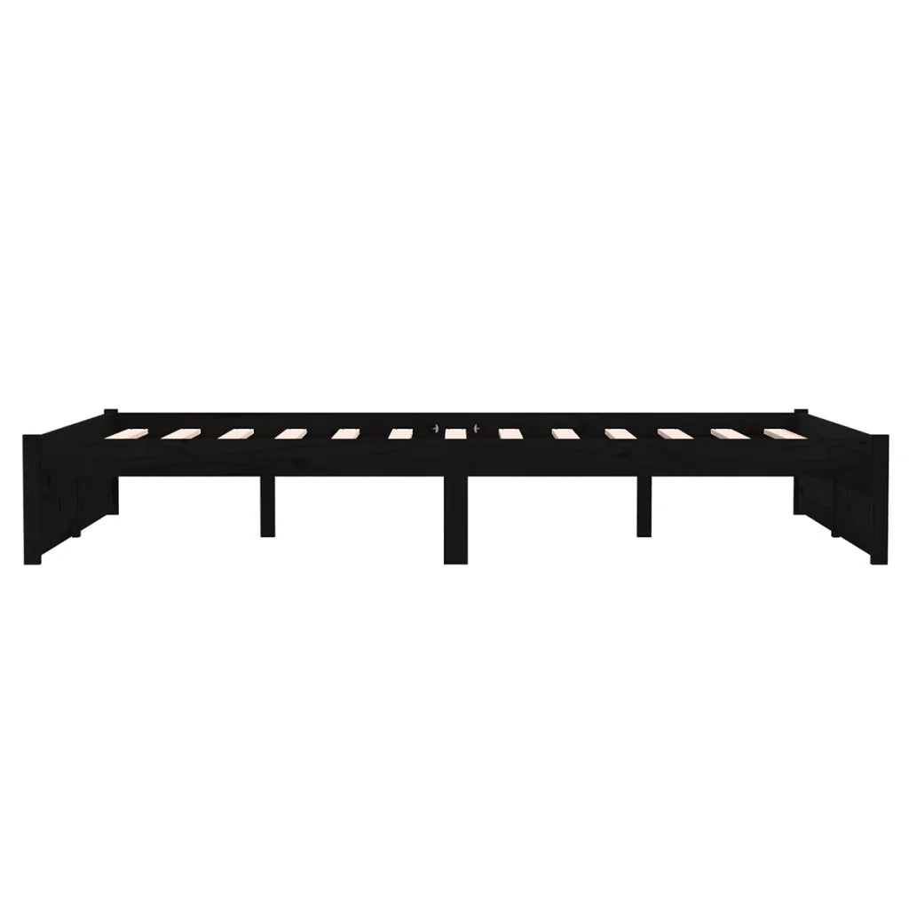 Letto matrimoniale | Letto per adulti | Giroletto in Legno Massello 120x190 cm Small Double