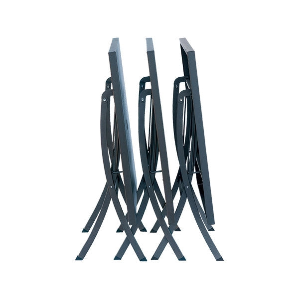 Tavolo da Giardino Pieghevole 160x80x75 cm in Acciaio RD Italia Hermes 160 Antracite