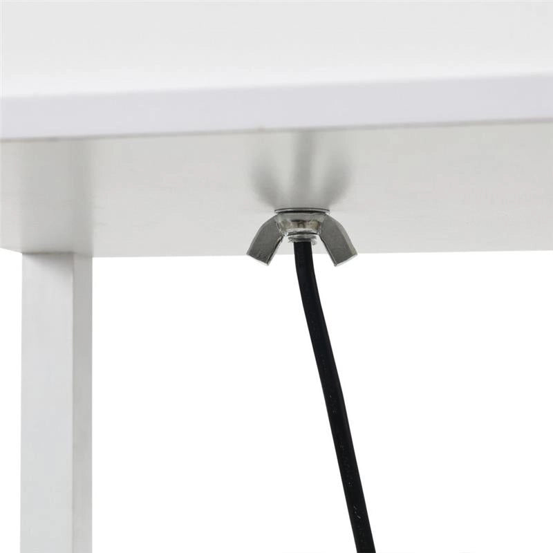 LAMPADA DA TERRA CON MENSOLE INTEGRATE 26X26X160 CM BIANCO