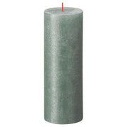 Bolsius Candele Pilastro Rustiche Shimmer 4 pz 190x68 mm Blu Ossido 440895