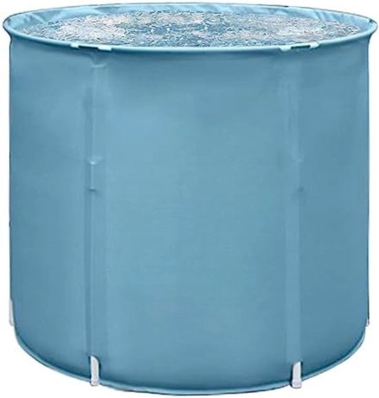 Bad in legno opvouabile per adulti - Dimensioni: 70 x 68 cm - Colore leggero azzurro