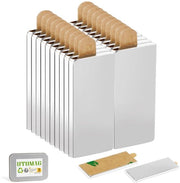 Pacchetto con 20 magneti adesivi 30 x 10 x 1 mm, magneti neodimio, piastre magnetiche adesive piane, magneti terrestri rari per lavagne bianche, frigoriferi, foto, lavagne magnetiche, attrezzi per hobby, persiane