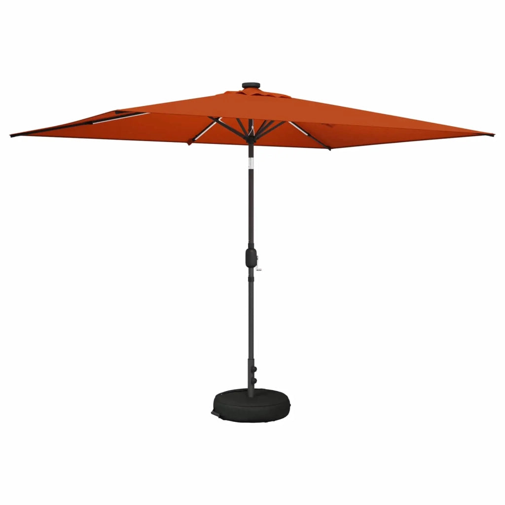 Parasol da Giardino con Luci LED 200 x 300 cm Poliestere 42036243