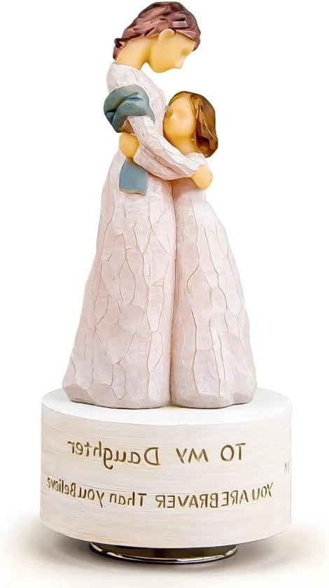 Scatola musicale per bambina - figurina dipinta a mano - regalo musicale - regalo per compleanno
