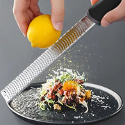 Raspante per formaggio in acciaio inossidabile - Raspa manuale - Raspante per agrumi - Raspa per cucina - Manico ergonomico - Manico antiscivolo