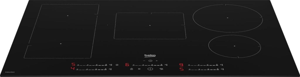 Beko HII85720UFT Nero Da incasso 80 cm Piano cottura a induzione 5 Fornello(i)