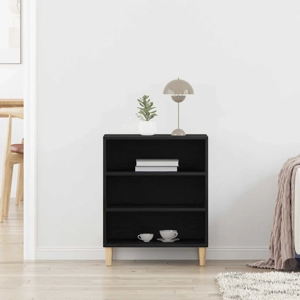 Credenza Rovere Nero 57 x 35 x 70 cm Legno multistrato 862043