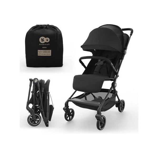 Passeggino 4 ruote kinderkraft ksnebo00blk0000 nebo cabin black